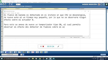 Programación en Ladder, Función detector de flancos (bajada) ZelioSoft