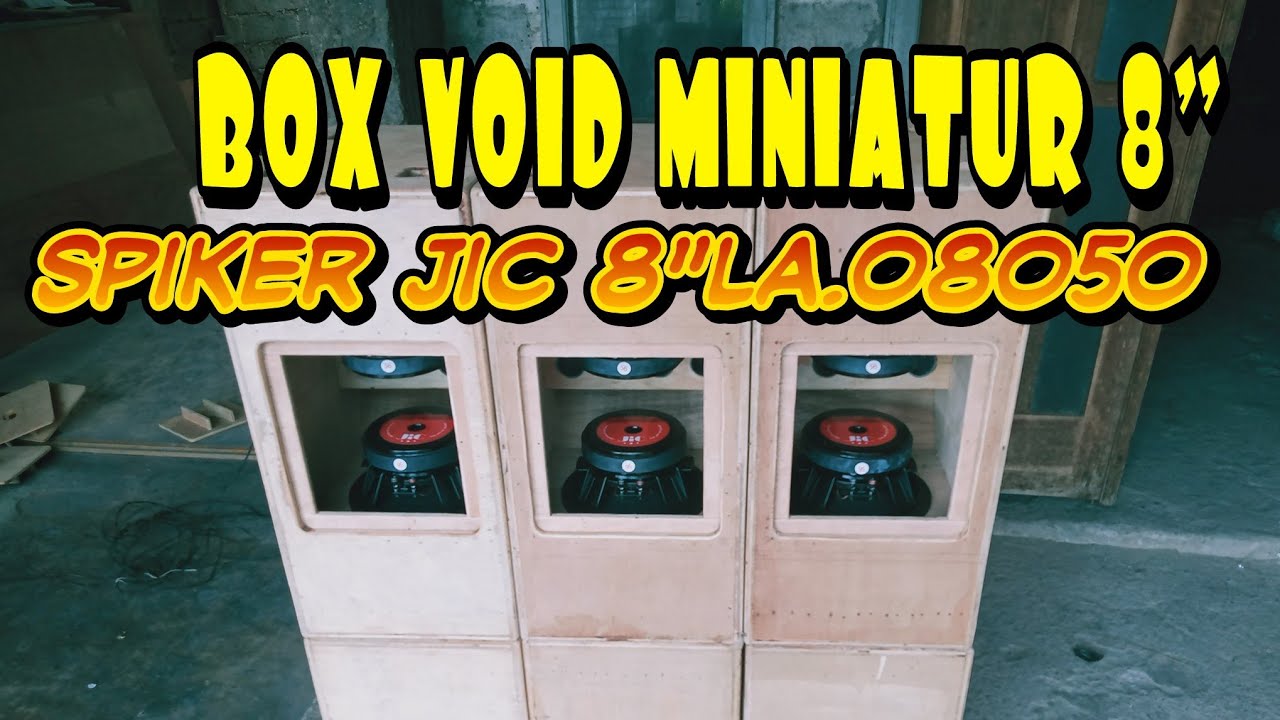 Review box void 8" miniatur..