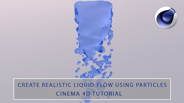 How to Make Realistic Water Flow using Particles in Cinema 4D - no plugins