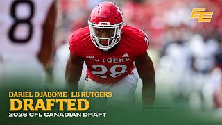 Edmonton Elks Select Dariel Djabome - LB Rutgers | 2026 CFL Canadian Draft