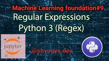 9 Regular Expressions Python, regex 101 \w, \d [a-zA-Z0-9]