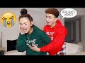 SCREAMING IN PAIN AND THEN "PASSING OUT" PRANK ON MY BOYFRIEND!! *CUTE REACTION*