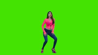 Beautiful Girl Dance Green Screen||vfx effects