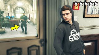 HIDING from the COPS after a BANK ROBBERY!! (GTA 5 Mods)