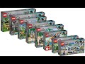 All LEGO Jurassic World Legend of Isla Nublar Sets 2019 - 2020 CompilationCollection Speed Build