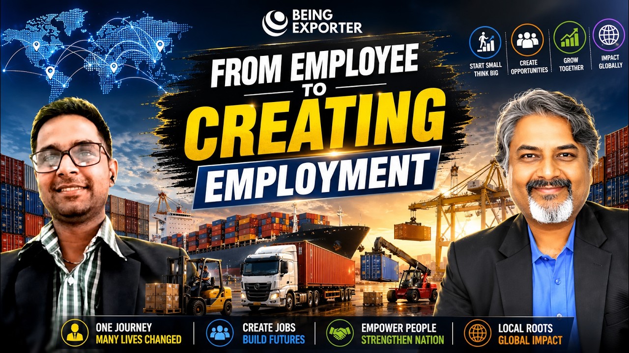 From Employee to Creating Employment | How to Export | Being Exporter ...
