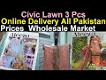 2020 Original Branded Civic Lawn || Latest Summer Collection ||  With Prices Best Wholesale Market