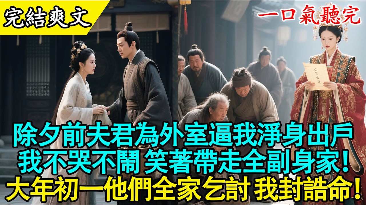 【完結古言】🔥 逼我淨身出戶？我帶走全部家產！前夫一家淪為乞丐，我轉身受封一品誥命！｜和離爽文 大女主經商#爽文 #打臉 #古言 #大女主 #有聲書 #原創