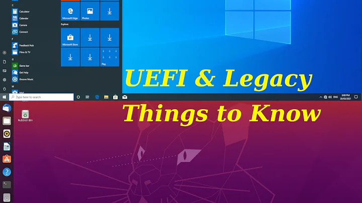 Dual Booting Linux - Ubuntu and Windows UEFI & Legacy Things to Know