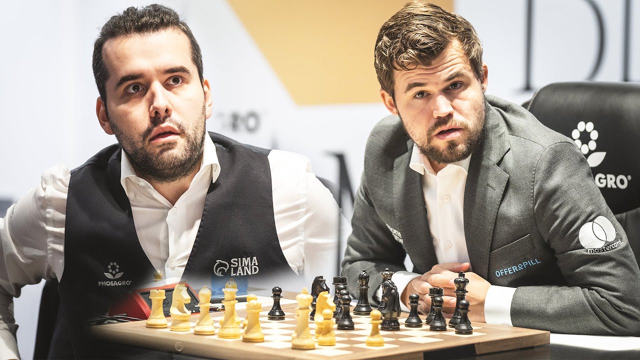 Magnus Carlsen VS Ian Nepomniachtchi 🌎 World Championship 2021