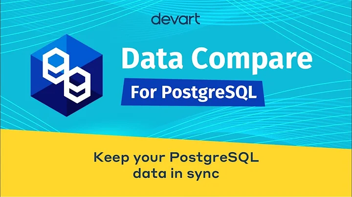 Compare and synchronize data diffs in PostgreSQL databases using dbForge Data Compare for PostgreSQL