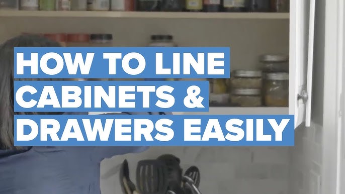 Simple DIY Drawer and Shelf Liners –