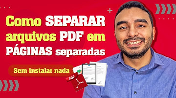 Como separar páginas de arquivos PDF | Escolha Apenas o que você quer em um novo arquivo