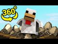 360 vr  chicken life  minecraft animation