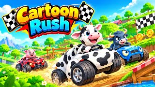 🚗 Crazy Cartoon Car Race! Can He Beat Every Obstacle? 🏁🔥 | Fun Racing Adventure   screenshot 3