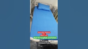 Disposable bedsheets|for hospital and hotels