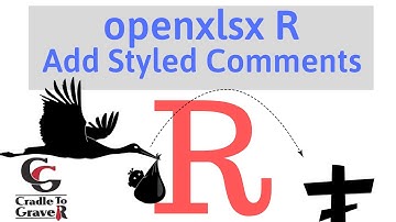 Add Comments to Excel with RStudio and openxlsx package [4k]