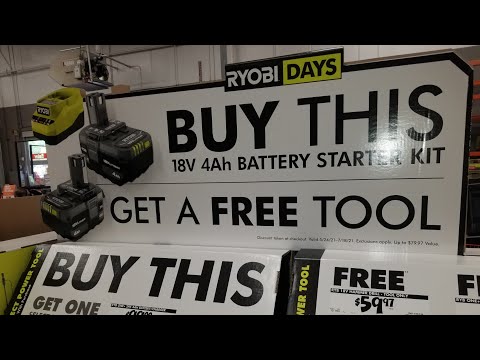 Ryobi Days Memorial Day Sale Items 2021(no audio)