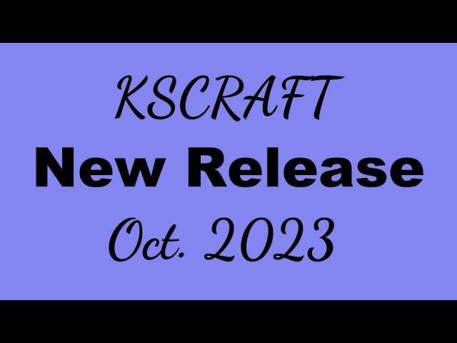 Ten new projects! Featuring KSCraft January release dies 