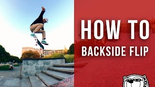 Видео школа скейтбординга - Backside Flip [16 серия]