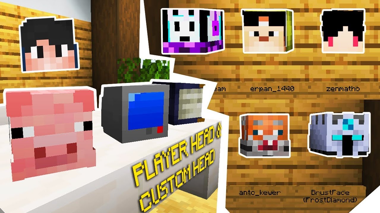 Cara Mendapatkan Player Head Custom Head Minecraft Indonesia Youtube Cara Mendapatkan Player Head Custom Head Minecraft Indonesia Youtube