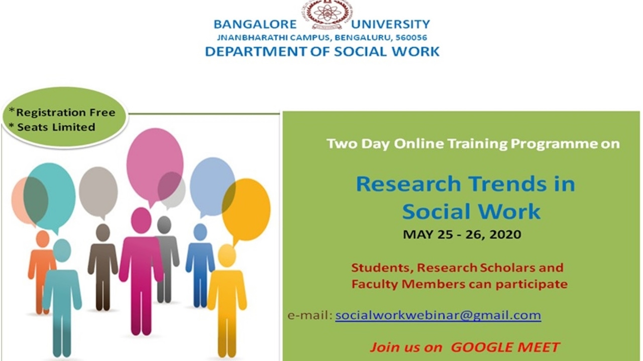 online training programme on “Research Trends in Social Work” DAY2