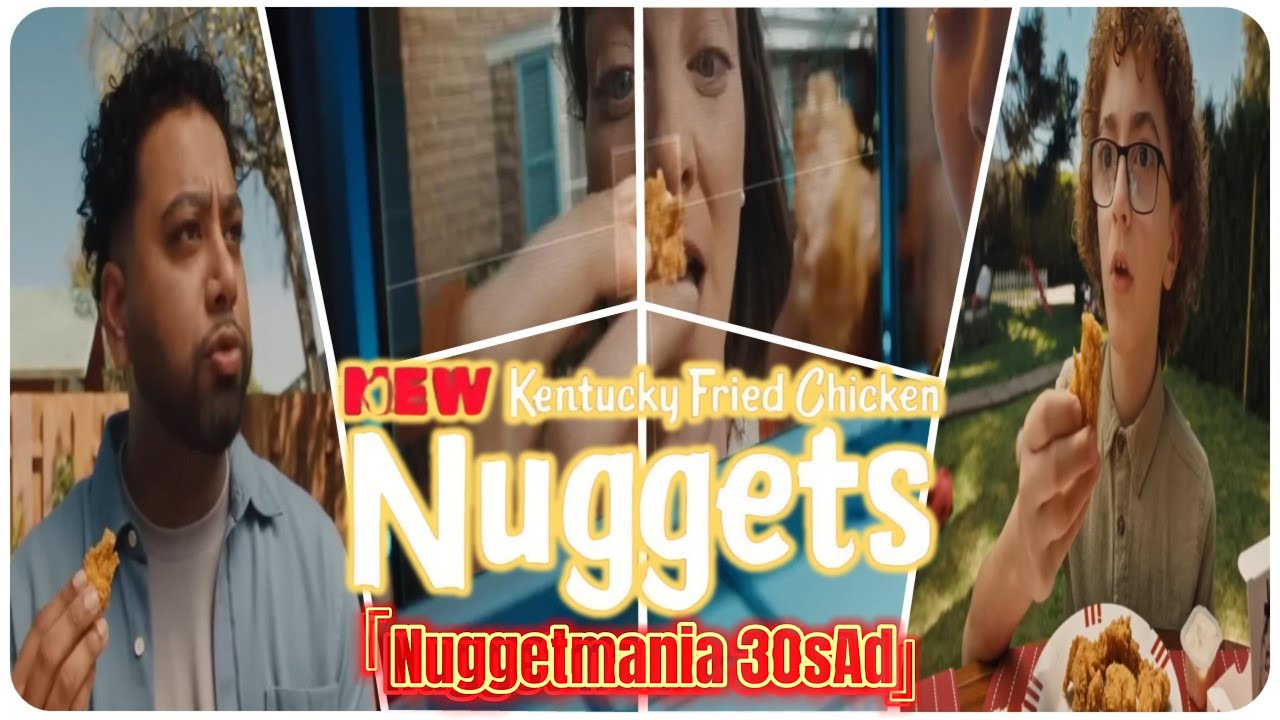 KFC 'Nuggetmania NEW Kentucky Fried Chicken Nuggets' 30sAd YouTube