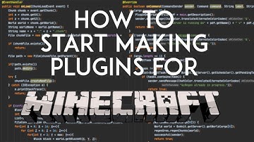 How to begin coding Minecraft plugins
