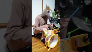 アンパンマンドラムでナイトオブナイツ叩いてみた #shorts