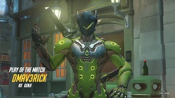Overwatch Gameplay Genji Ultimate on King