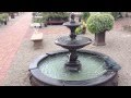 Large Estate Fountain- Draining the Caterina Garden Fountain