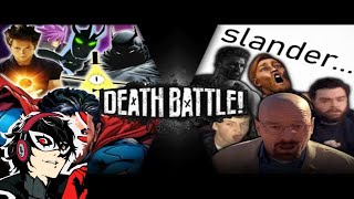 DEATH BATTLE! Slander Compilation Reaction Video
