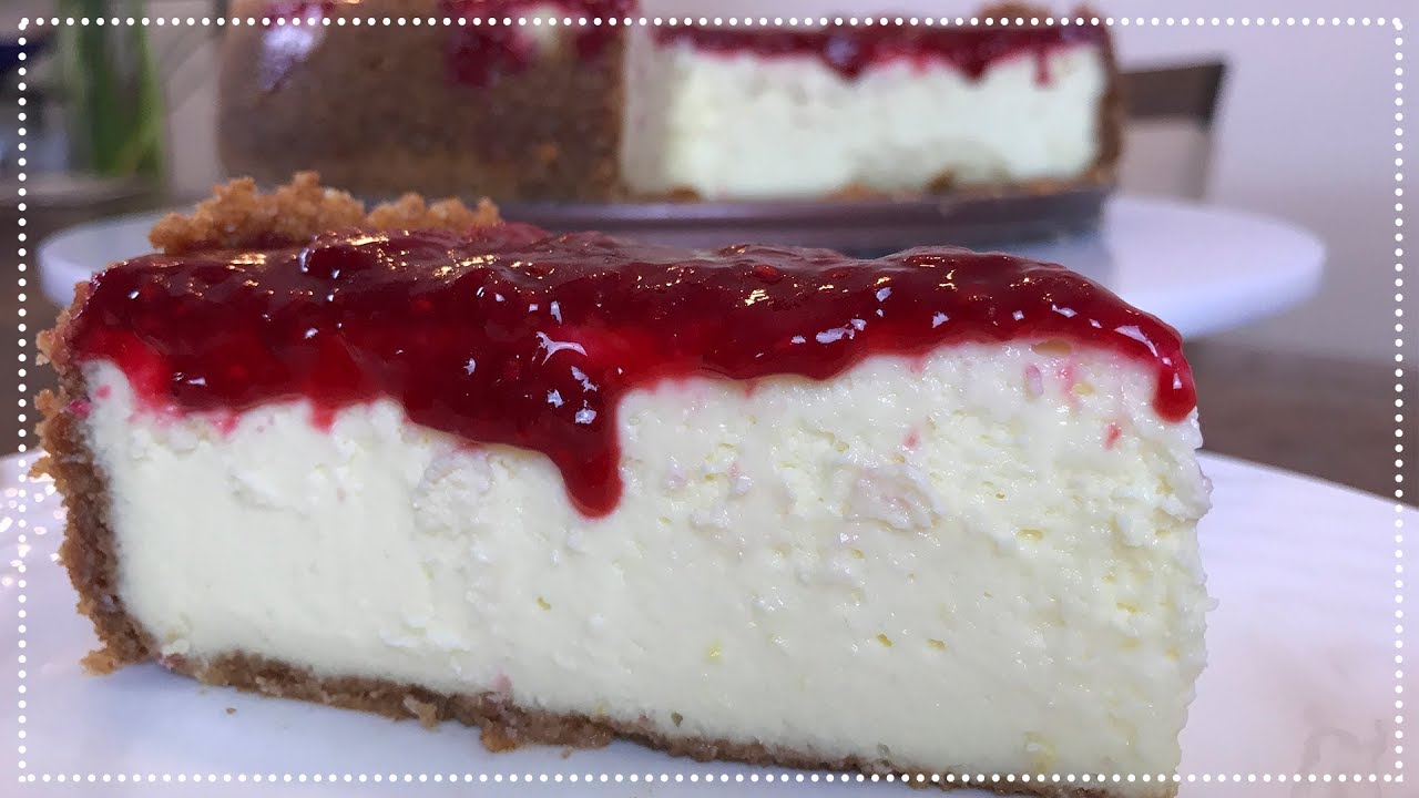 CHEESECAKE COM CALDA DE FRAMBOESA | BOLOS BAFÔNICOS