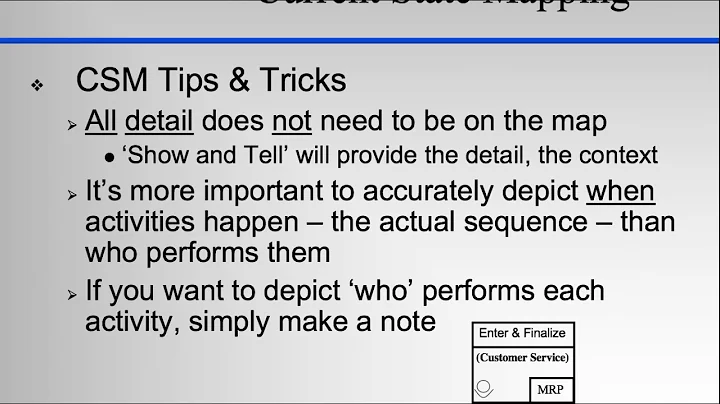 Value Stream Mapping Tips & Tricks: Episode 2