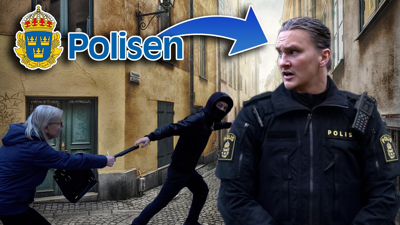 STJÄL HANDVÄSKA FRÅN TANT FRAMFÖR POLISEN