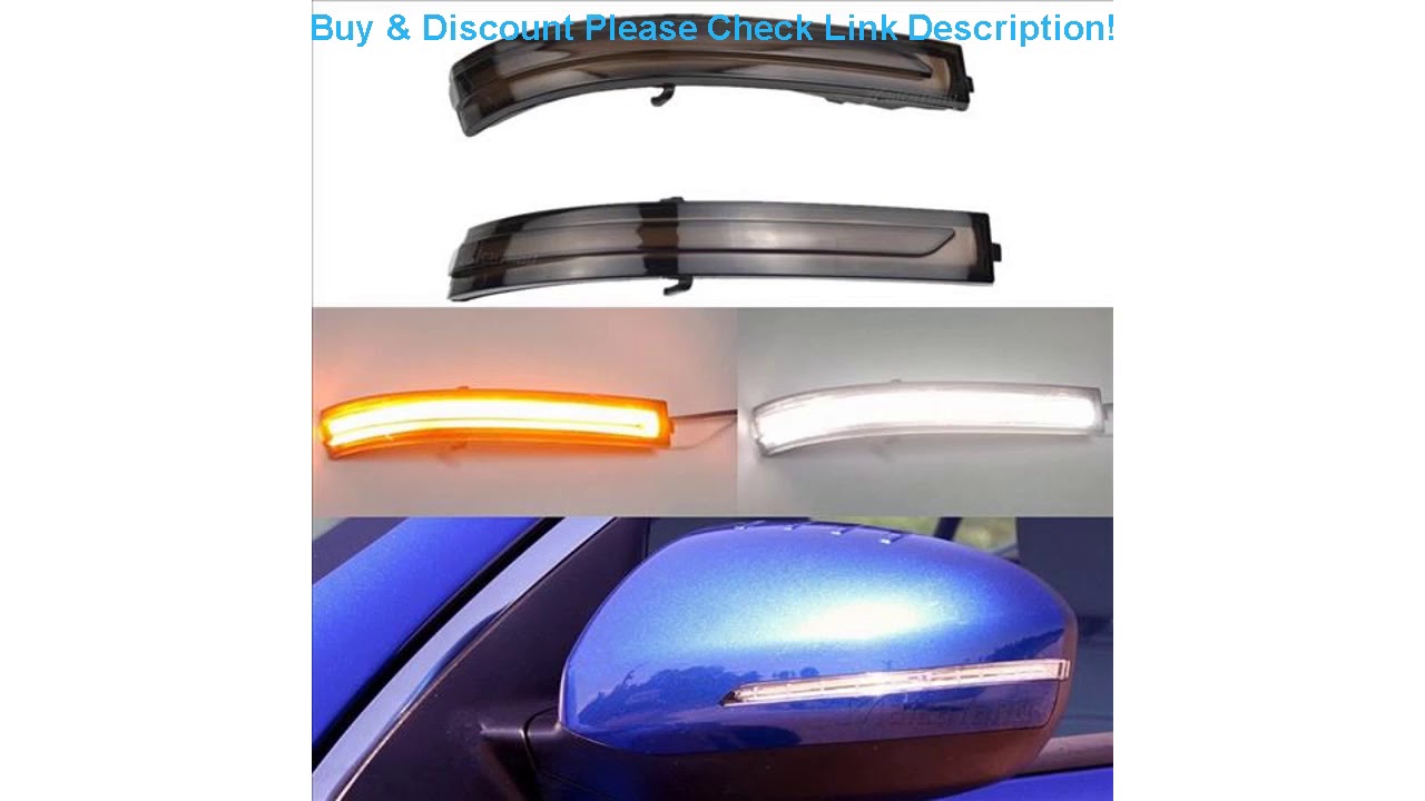 LED Turn Signal Light Yellow White For Kia Optima K5 TF 2011 2012 2013