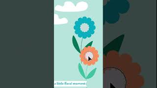Flower design using vector art