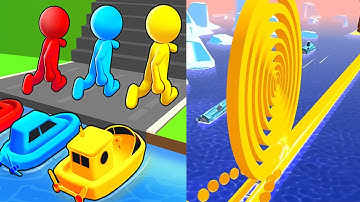 Shape Transform VS Spiral Roll - All Level Gameplay Walkthrough Android iOS Ep1