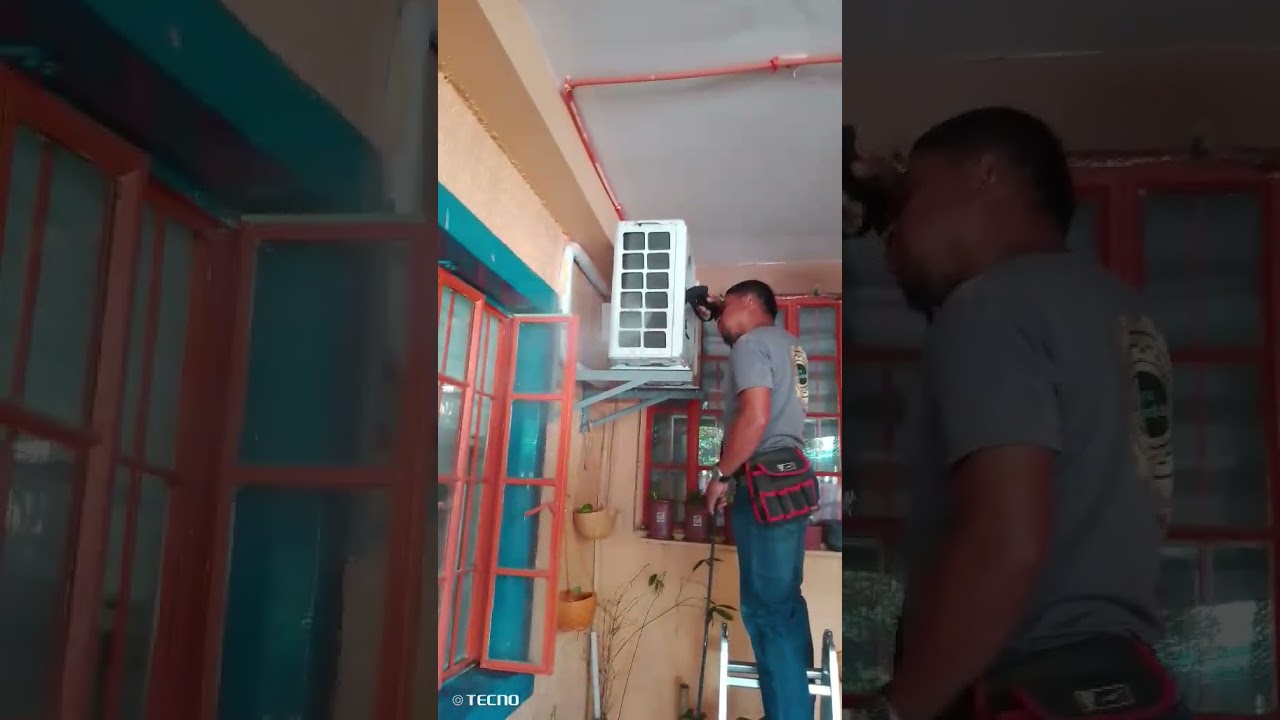 outdoor aircon cleaning