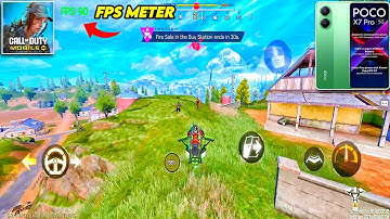 POCO X7 PRO CODM TEST with FPS METER 🔥 POCO X7 PRO CODM GAMEPLAY 