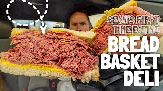 Sean's First Time Eating The Corned Beef Sandwich from Bread Basket Deli | Episode 13