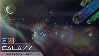 METEOR ILLUSTRATION - iN A GALAXY