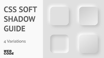 CSS Soft Shadow - Neumorphism Guide. (Quick Tutorial)