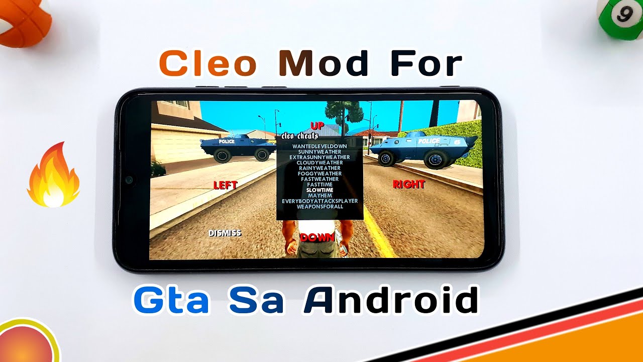 Download GTA Grand Theft Auto: San Andreas MOD APK v1.09 (Police Car Mod +  Cheat Menu) for Android