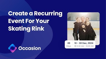 Create a Recurring Event For Your Skating Rink🛼