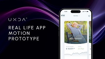 Real Life Mobile App Motion Prototype: Finabro Investment App UX Design