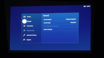 How To Enable or Disable Auto Volume on SAMSUNG The Freestyle Projector - Normalize Volume