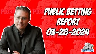 MLB Public Betting Report Today 3\/28\/24 | Against the Public with Dana Lane