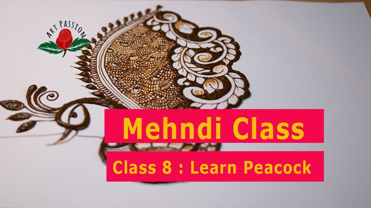 Art Passion Mehndi class 8 : Learn how to draw peacock |Basic to advance level