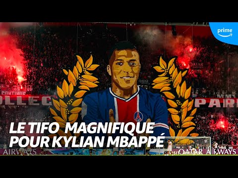 🤩 Le TIFO HOMMAGE du Parc des Princes à KYLIAN MBAPPÉ !